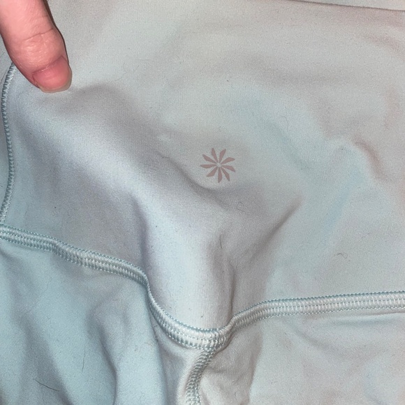 Athleta Salutation Stash 7/8 Tight NWT XS Light Blue - Picture 7 of 8